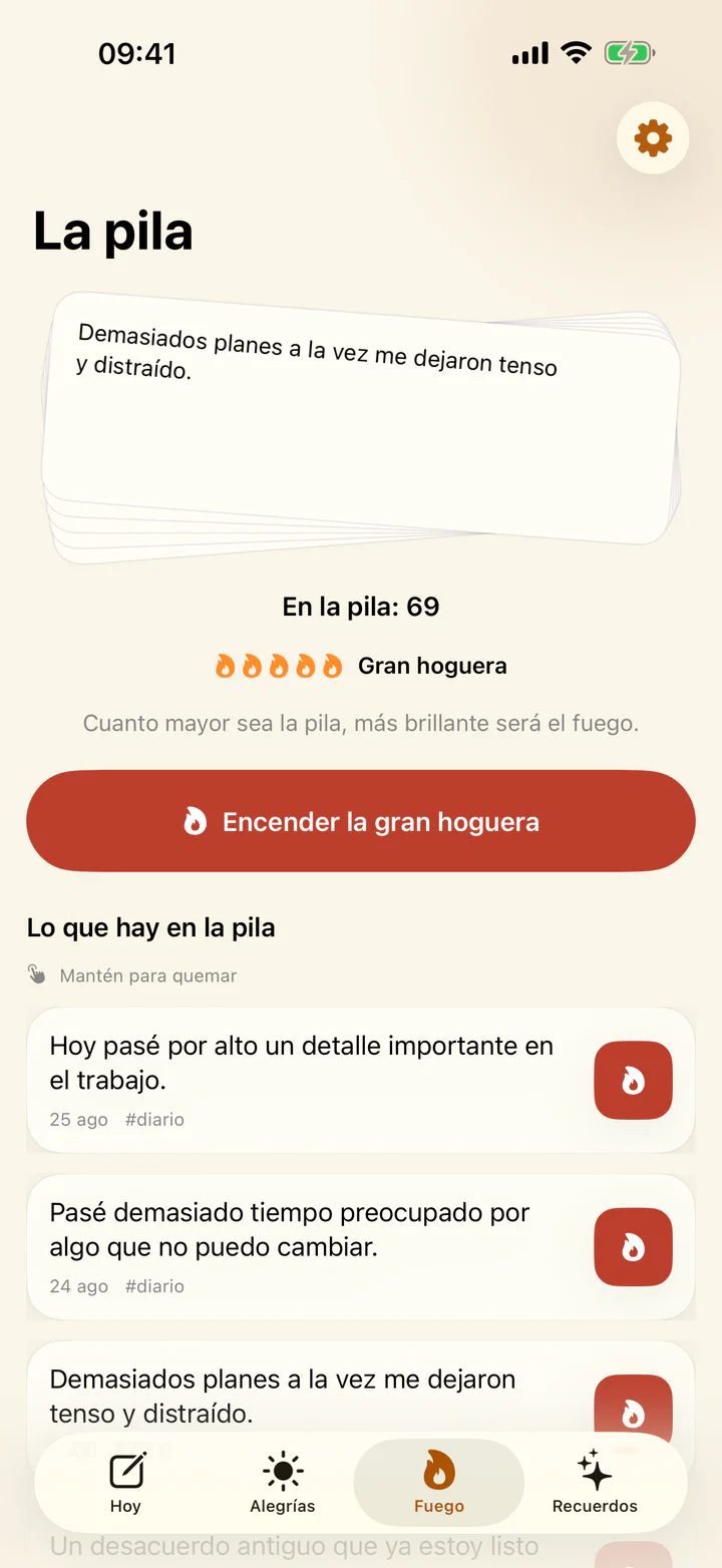 Una entrada difícil se quema en Alegrías y penas