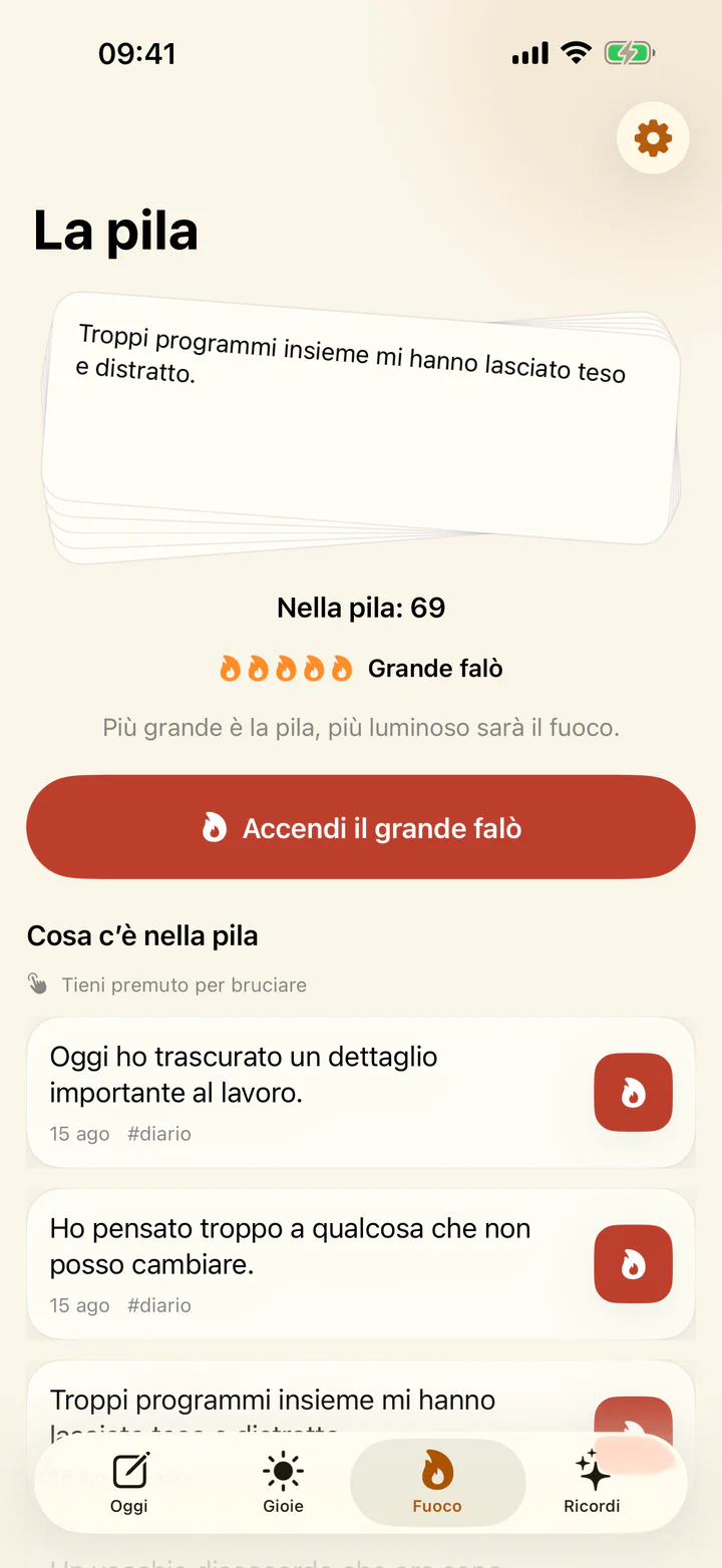 Una voce difficile viene bruciata in Gioie e guai